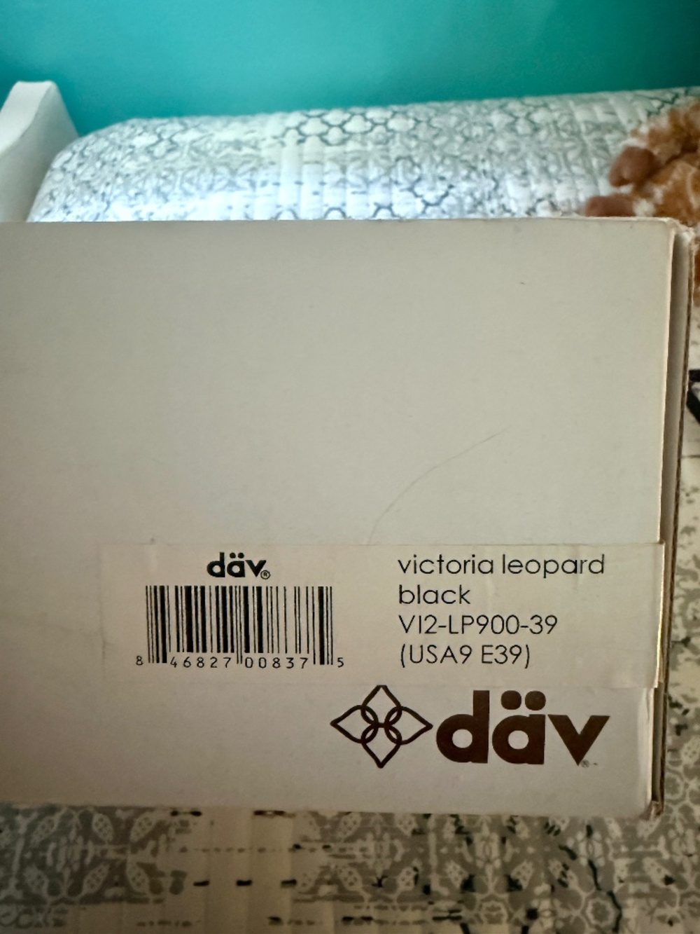Dav Black Leopard Rain Boots